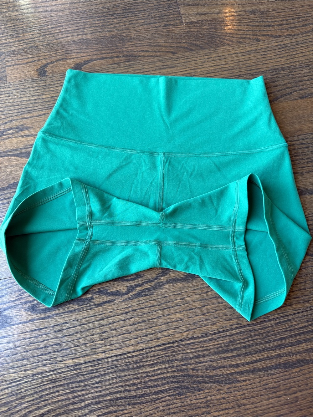lululemon athletica Align High Rise Short 4" inseam size 4 Storm Teal like new - Picture 4 of 9